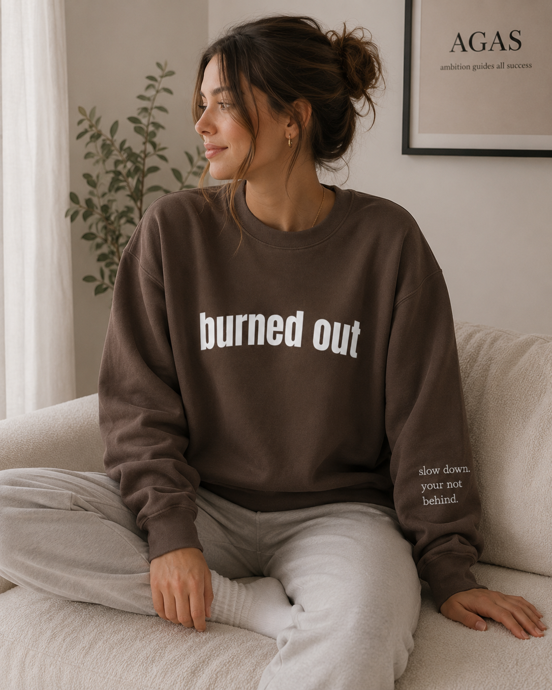 Burned Out Crewneck